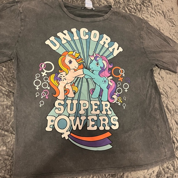 Ladies Zara size large My Little Pony shirt unicorn power mlp - Picture 1 of 5